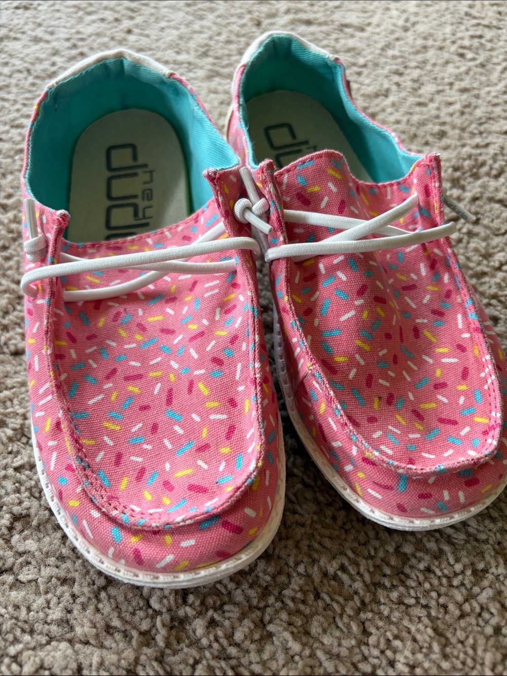 Hey Dude Pink Sprinkles Wendy Youth Y2-Y3